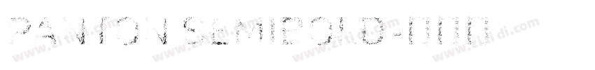 Panton SemiBold字体转换